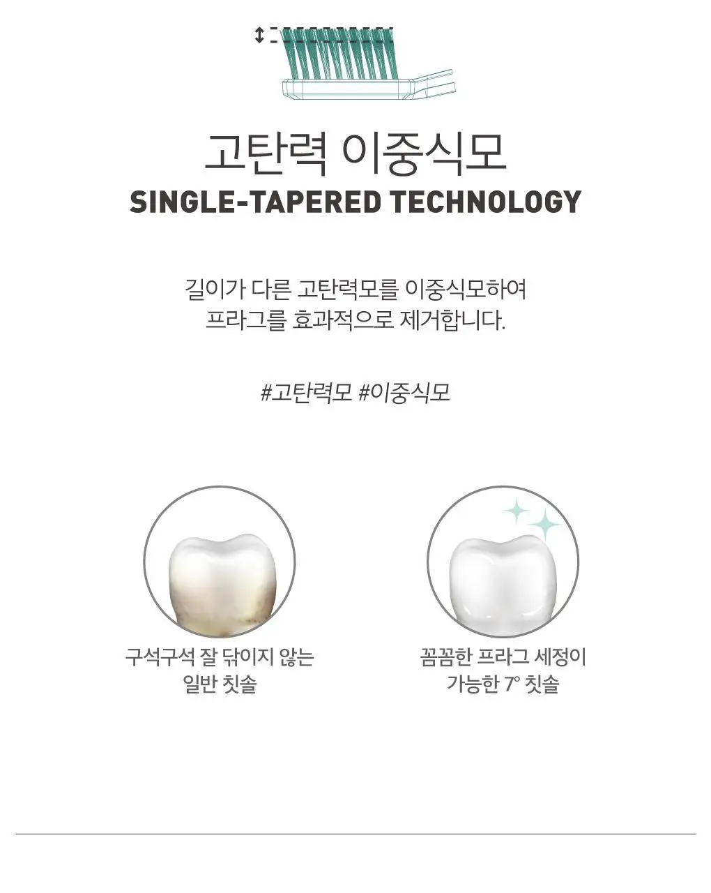 [단독기획] 루치펠로 7도 칫솔 8입 세트 (치약25g 추가 증정) 상세페이지 8